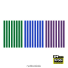 RYOBI 24 pz. mini stick di colla dai colori fantastici Accessori 06V0D746