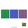 RYOBI 24 pz. stick di colla a grandezza naturale dai colori freddi Accessori 06V0D743