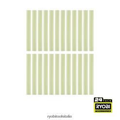 RYOBI 24 pz. stick di colla fosforescenti a grandezza naturale Accessori 06V0D745