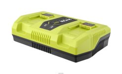 RYOBI Caricabatterie rapido doppia porta da 40 V batterie e caricabatterie 06V0D697
