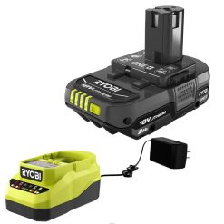 RYOBI Kit batteria al litio 18v one+ 2ah e caricabatterie batterie e caricabatterie 06V0D683