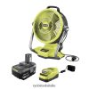 RYOBI Kit one+ 12 cannoni nebulizzatori ibridi cordless da 18 V con (1) batteria da 4,0 Ah e caricabatterie illuminazione, stile di vita e attività ricreative 06V0D500