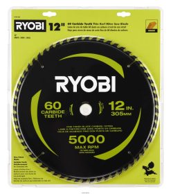 RYOBI Lama per troncatrice sottile con 12 denti da 60 denti in metallo duro Accessori 06V0D727