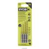 RYOBI Set punte pilota in titanio con codolo esagonale (4 pz.) Accessori 06V0D820